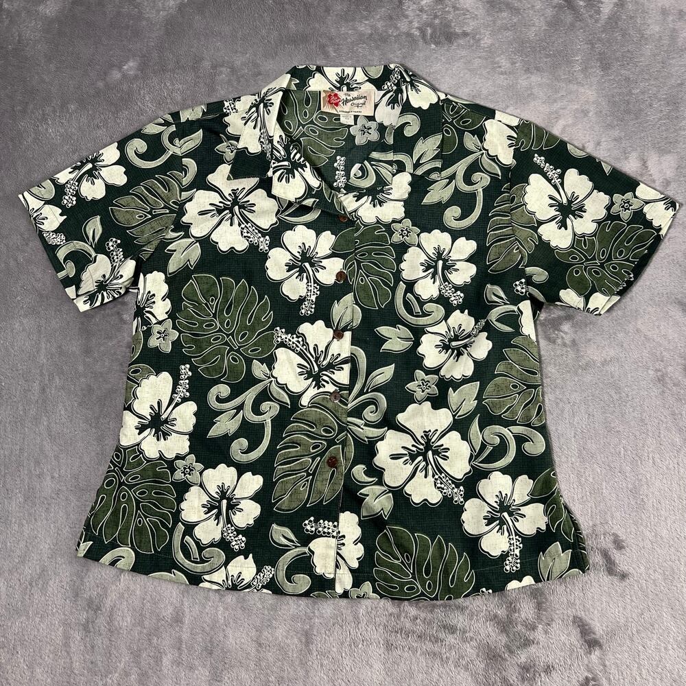 Vintage Hilo Hattie The Hawaiian Original Women’s Hawaiian Aloha Shirt – Size L